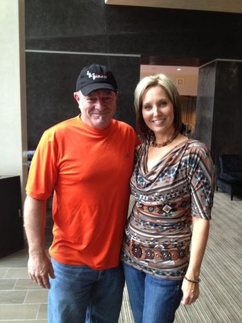 Jd Strait and I before the HMMAwards show....Jd was also a nominee in the country music category.
