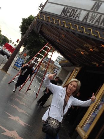 Getting silly the morning of the HMMAwards!!
