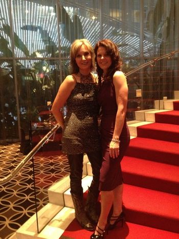 My friend Becky and I
