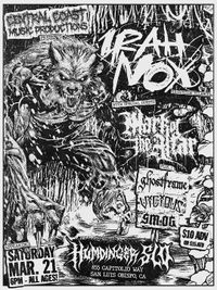 Irah Nox, Mark Of The Altar, Ghostframe, Vicious and SMOG