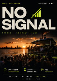 NO SIGNAL 📵 | Sunset Boat Cruise
