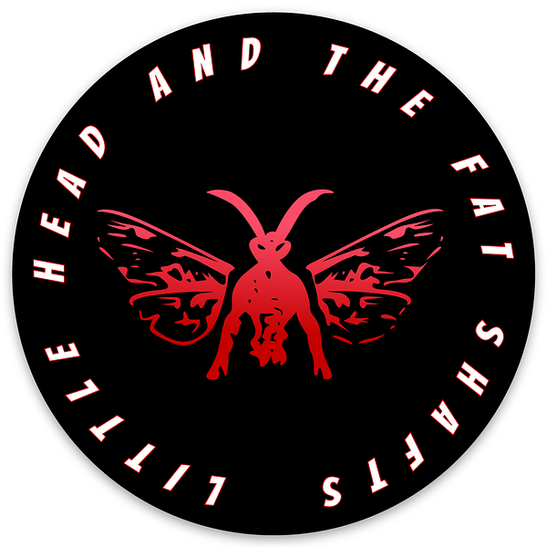 Mothman circle sticker