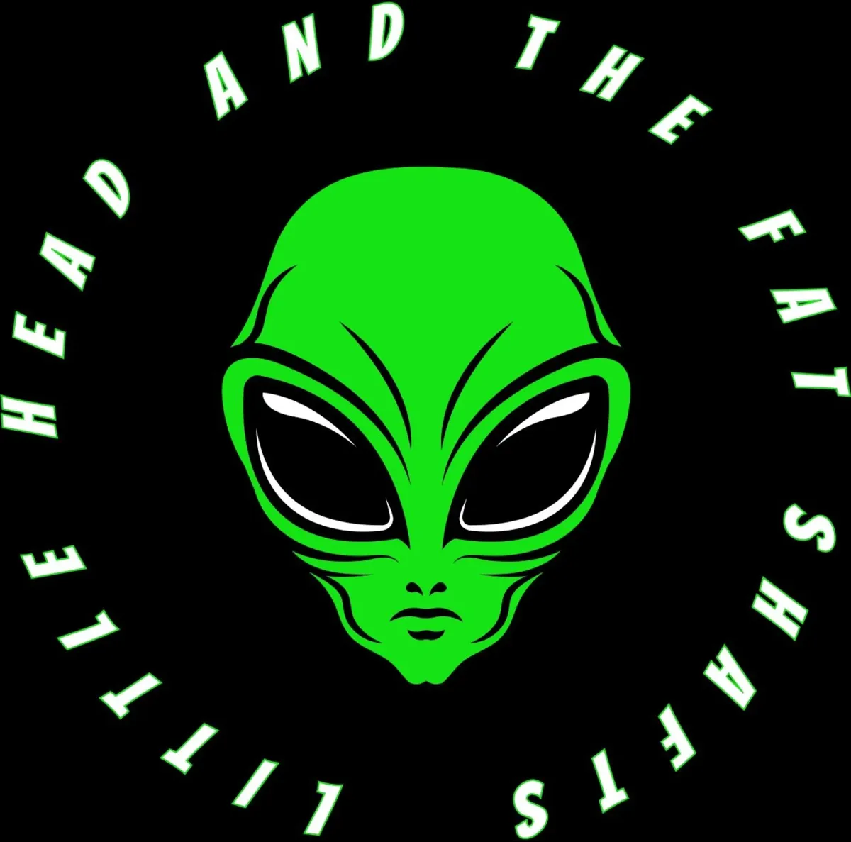Little Head and the Fat Shafts logo circle sticker