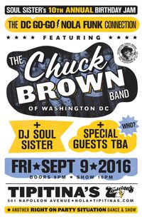 DJ Soul Sister's 10th Annniv Bday Jam the Chuck Brown Band