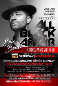 All Black Affair - Eric Benet and The Chuck Brown Band