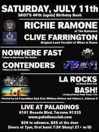 Clive Farrington - Original Lead Vocalist of When In Rome