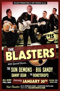 The Blasters w/ special guests Sun Demons, Big Sandy, Danny Dean, and The Honeydrops