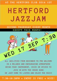 Hoofie and the Bad Habits - Hertford Jazz Jam