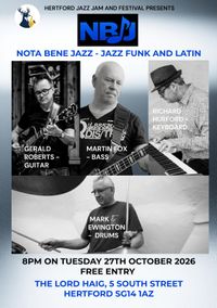 Nota Bene Jazz @ The Lord Haig