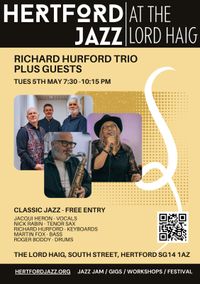 Hertford Jazz presents Richard Hurford Trio and Guests