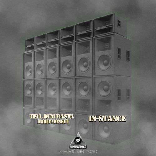 Album cover for Rumble — Tell Dem Rasta | In-Stance on Innawaves Music, catalogue IWD 010, a two-track jungle and drum & bass release featuring dub-wise bass, funk breaks, and underground sou