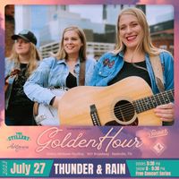Thunder and Rain @ Golden Hour 