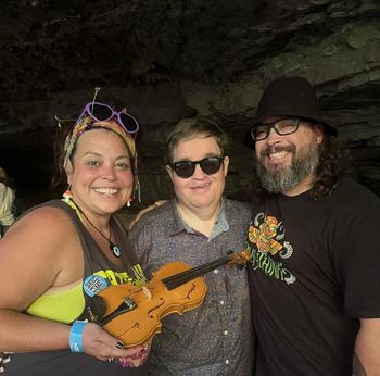 Me and my Babe meeting the talented and wonderful Michael Cleveland!
