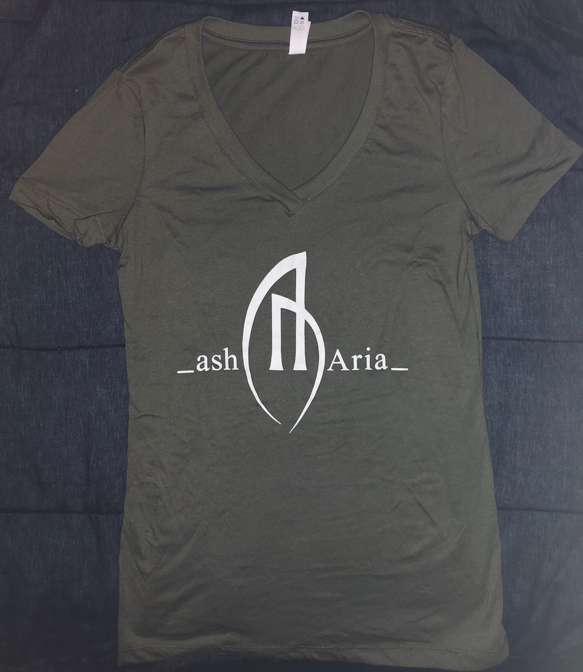 Women's Logo Military Green Shirt