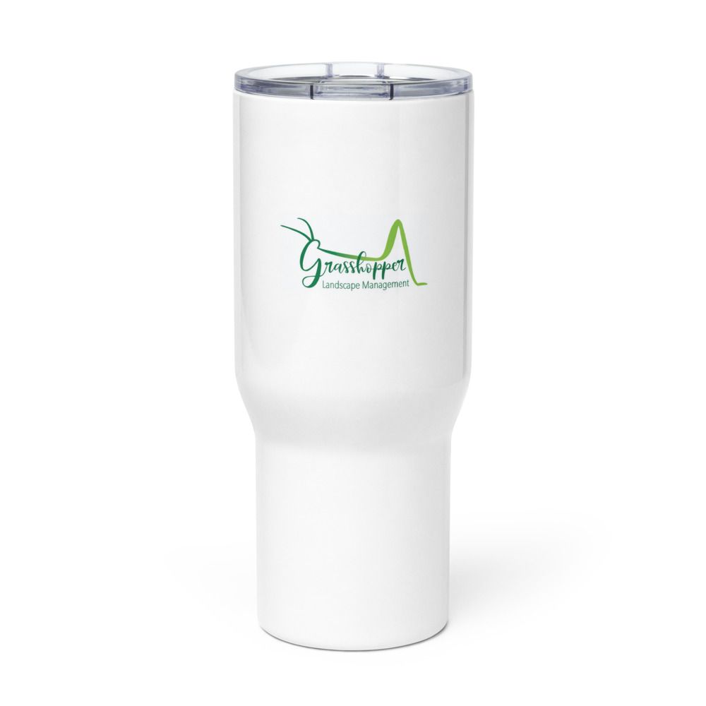 GrasshopperLM Travel Mug with a Handle