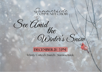 Summerside Community Choir Christmas Concert | See Amid the Winter's Snow