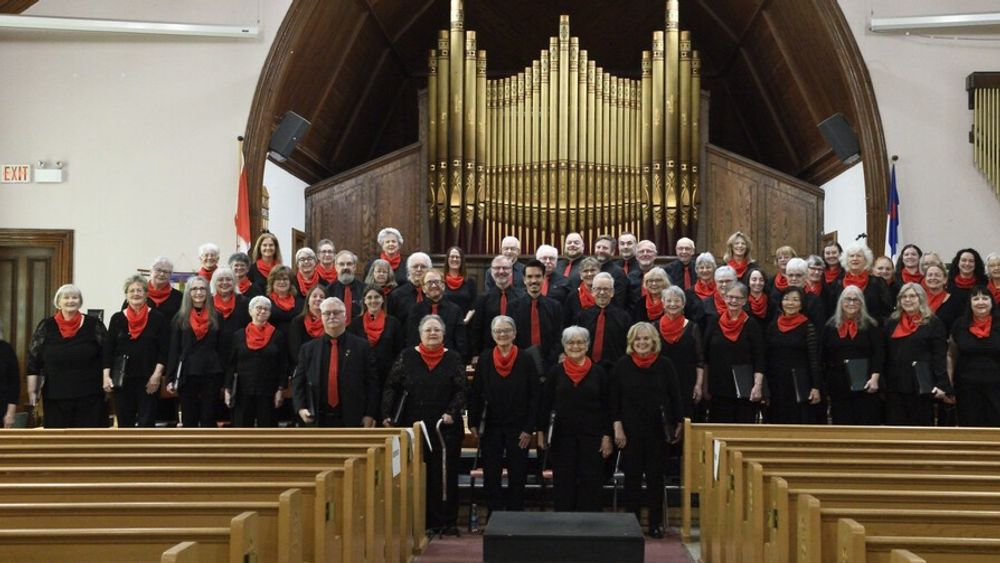 Summerside Community Choir sings during a Christmas performance at Trinity United Church