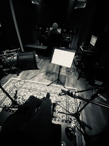 A studio acoustic session at HP Studios, Hampshire
