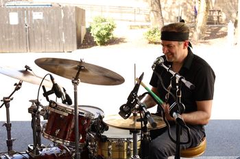 With Melissa Quinn Fox, Sessions Hotel Bristol Rhythm & Roots Reunion, September 2025, ©Zorro Rojo Photography
