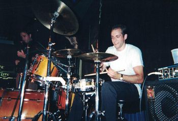 With Zeugma at the Grog & Tankard, Washington DC, circa 2003
