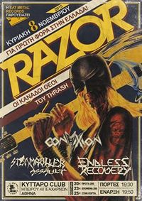 RAZOR Live in Athens Greece