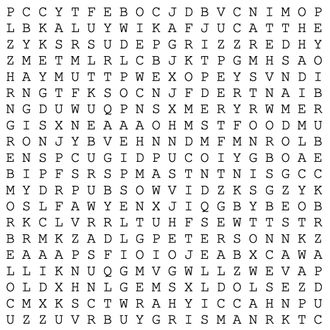 Wordsearch Jazz Names