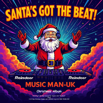 PipSquid Records UK, presents Santa's Got The Beat!, Christmas Album.