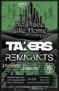 ‘No Place Like Home’ Tour w/ Remnants