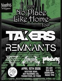 ‘No Place Like Home’ Tour w/ Remnants