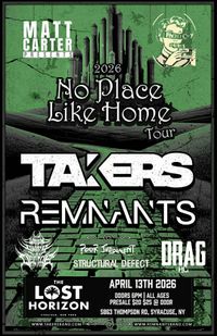 ‘No Place Like Home’ Tour w/ Remnants