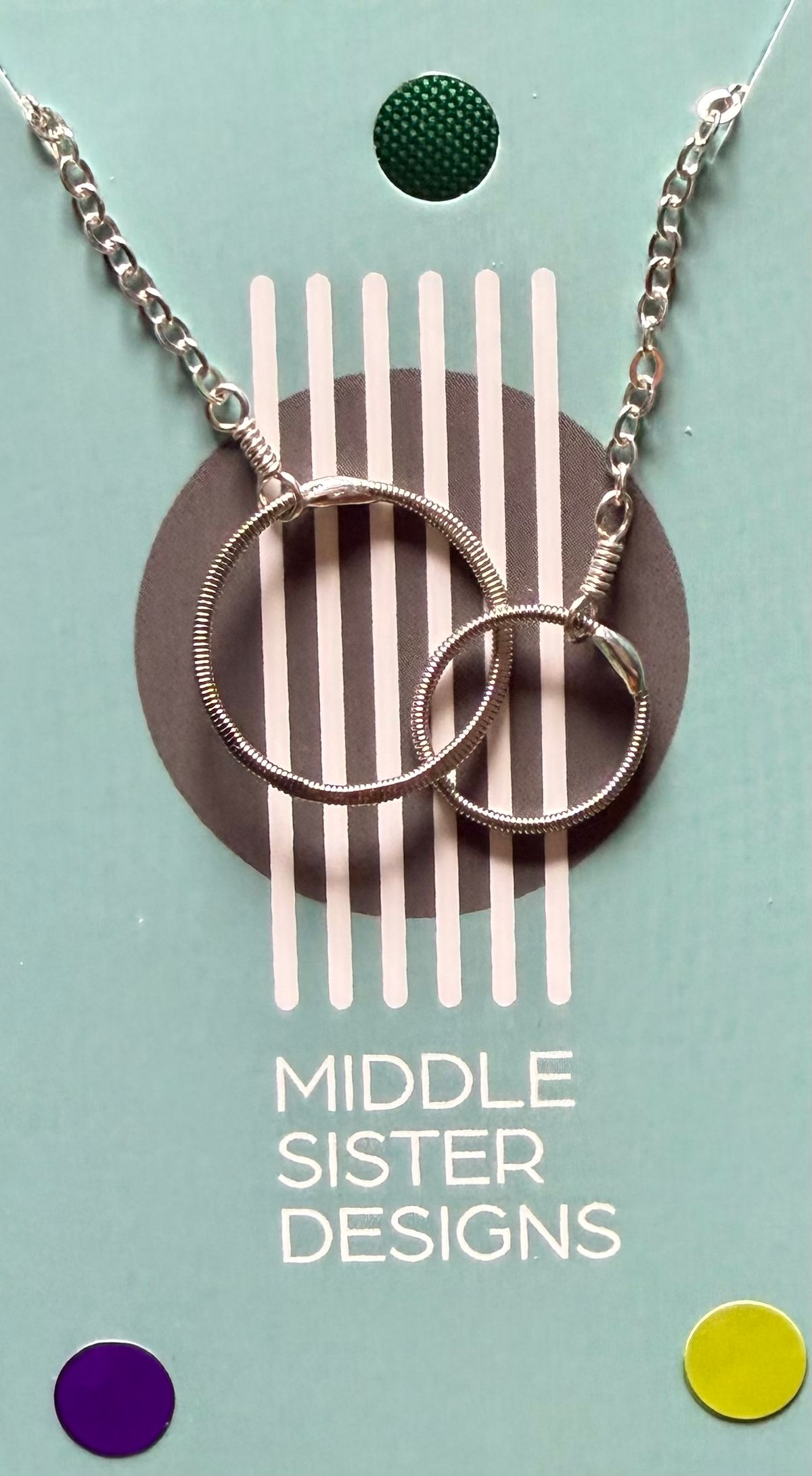 Double Circles Necklace