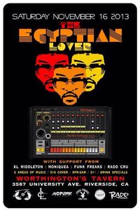 Egyptian Lover + XL Middleton + Moniquea