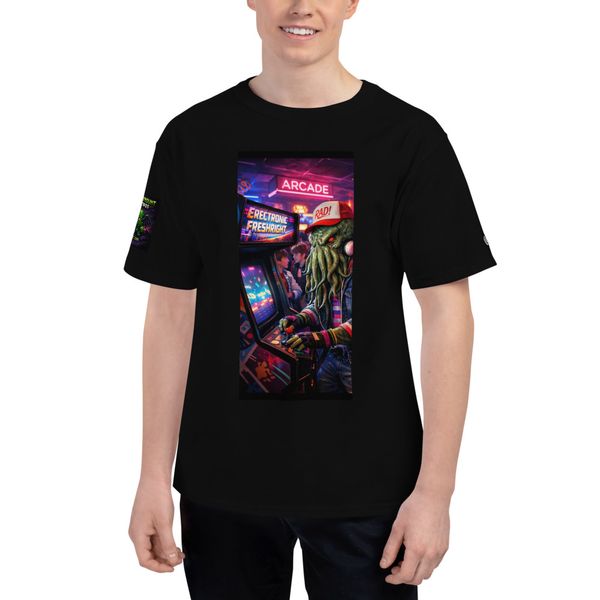 "Handheld" 80's Arcade Men's Champion Heritage T-Shirt | T105