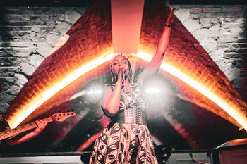 Macharia at her headline show at Lock 91
