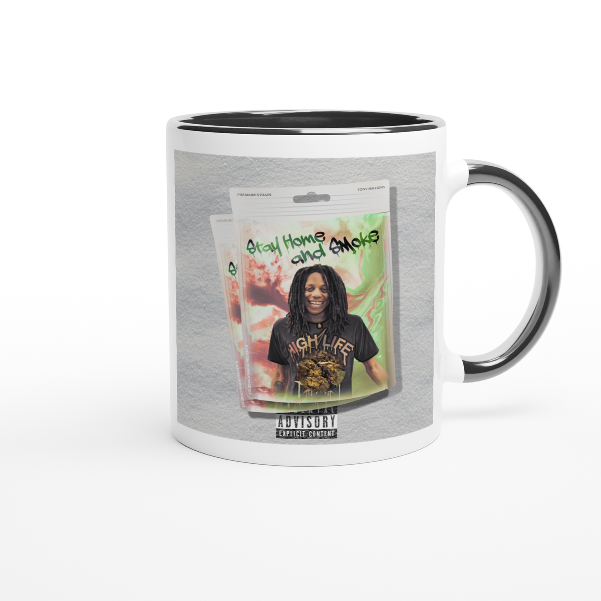Stay Home and Smoke - Ceramic Mug