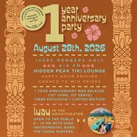 The Terra Surfers @ Hidden Peaks Tiki Lounge 1 year anniversary Luau