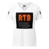 RTB Women's Relaxed V-Neck T-Shirt | Bella Canvas 6405CVC