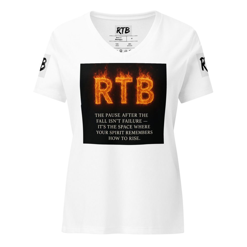 RTB Women's Relaxed V-Neck T-Shirt | Bella Canvas 6405CVC