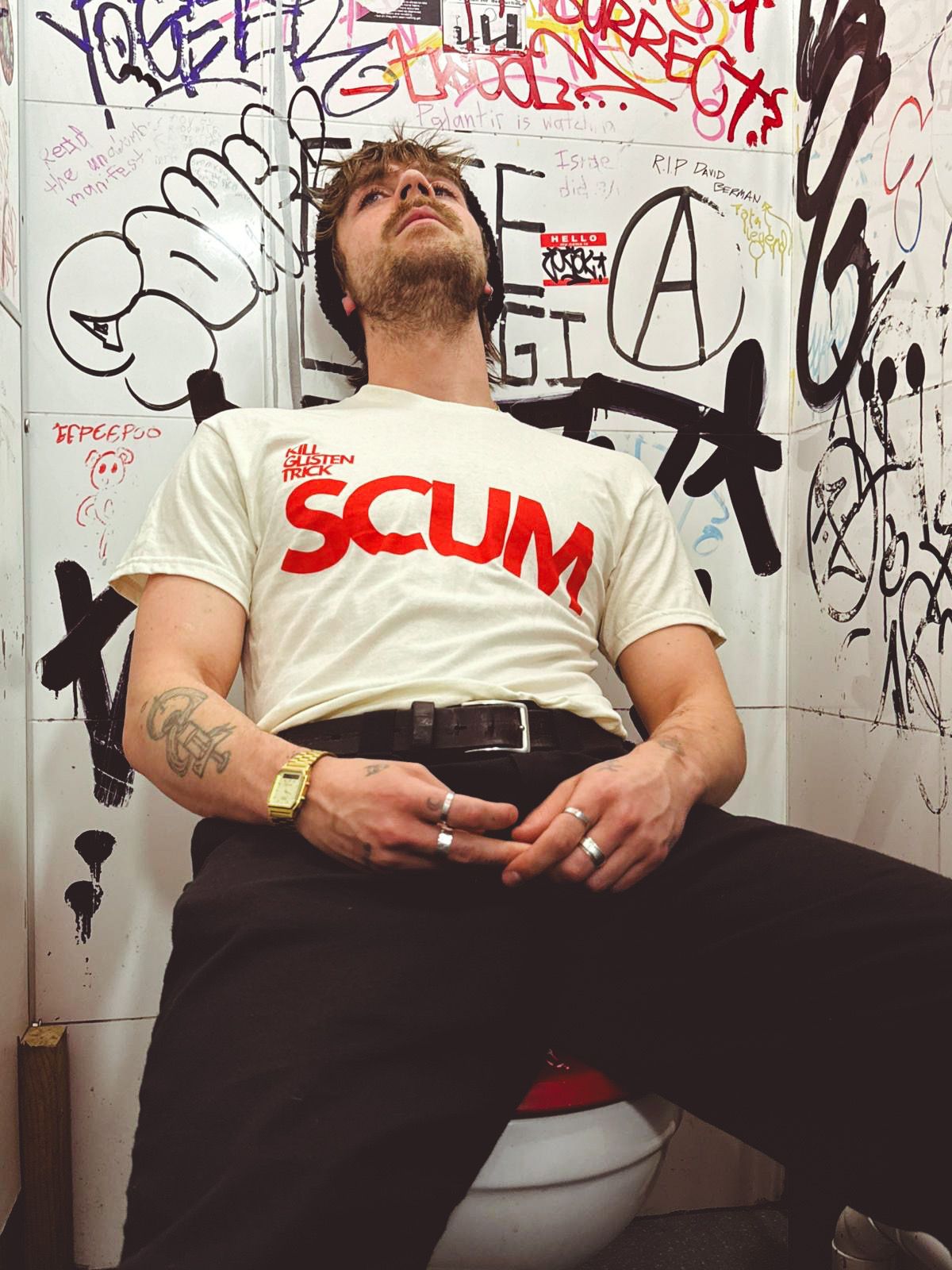 KILL GLISTEN TRICK SCUM T-SHIRT