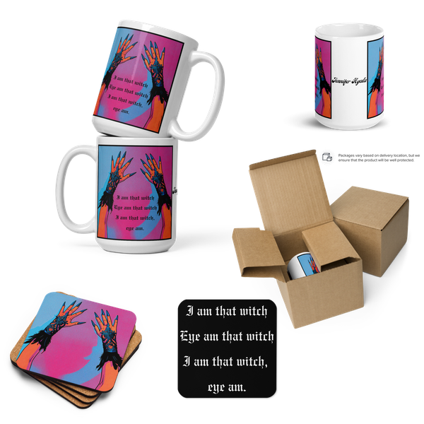 I Am That Witch, Eye Am Coffee Mug & Coaster Set