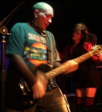 Talbot's Curse (pre-Microwaved) with my good friend Laura Greenwood on vocals. Photo Bethany Conner.
