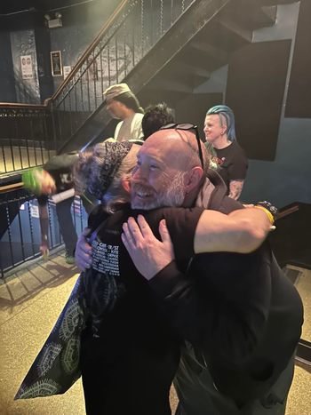 Pat "Mama Kid" Duffy and I meeting for the very first time! I love this woman!
