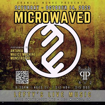 That time I opened for Antana at Lefty's in Des Moines. I think I did the flyer for this. Maybe not.
