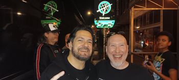 Me and Tommy Victor (Prong) in Kansas City 2023.
