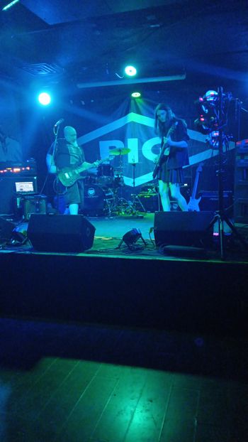 That time I opened for PIG at Lefty's in Des Moines. Kai Corey on bass here. Photo by Bethany Connor.
