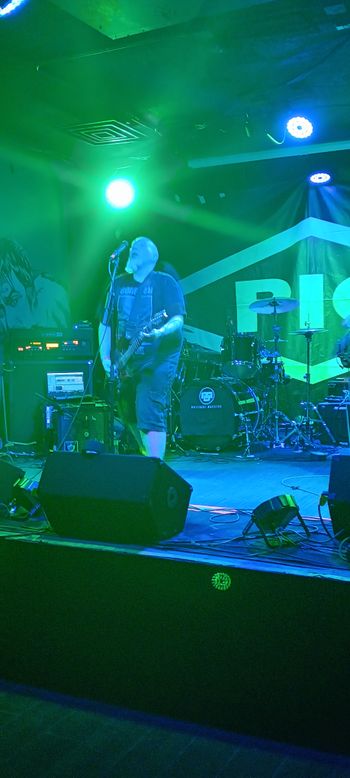 That time I opened for PIG at Lefty's in Des Moines. Kai Corey on bass here. Photo by Bethany Connor.
