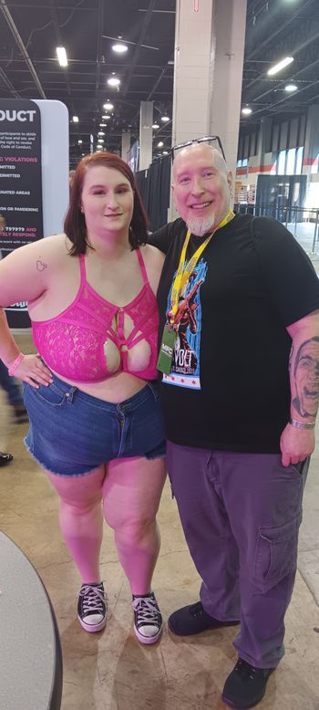 My sweet dear friend Missy Deep at EXXXOTICA 2024.
