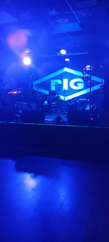 That time I opened for PIG at Lefty's in Des Moines. Kai Corey on bass here. Photo by Bethany Connor.
