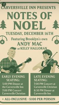 The Trouble Twins (Andy Mac & Kelly Halloran) @ Carversville Inn