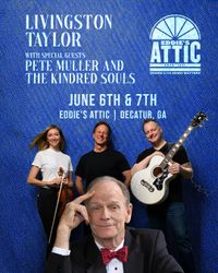 With Pete Muller and The Kindred Souls @ Eddie's Attic (playing drums/guitar)